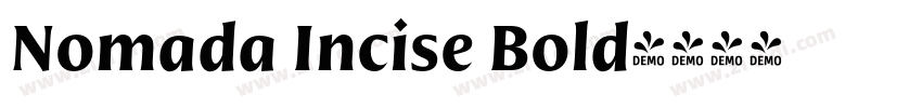 Nomada Incise Bold字体转换 Nomada Incise Bold字体转换